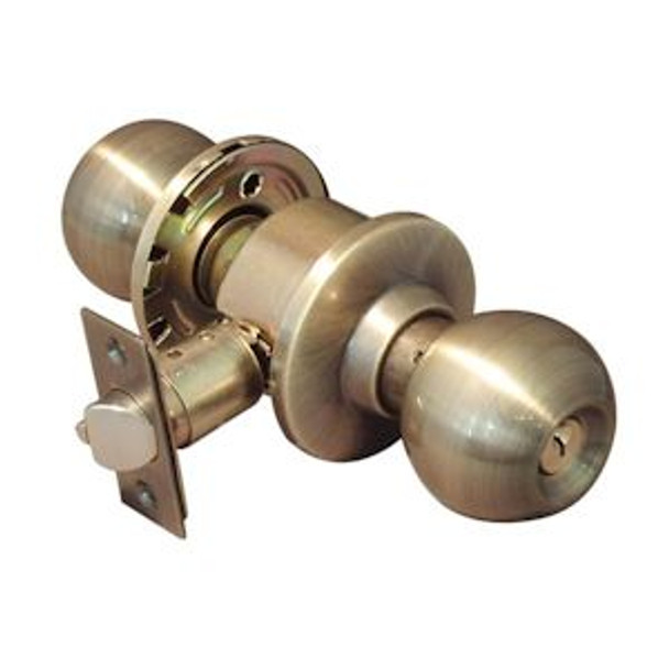 LSDA 10B-5W Entry Lock, G3 WR5 Antique Brass