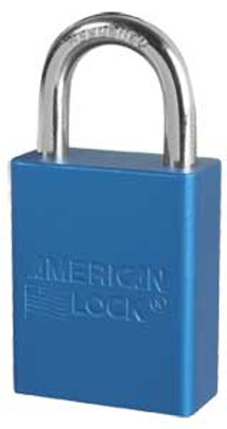 American Lock A1105 Blue Padlock, Custom Keyed