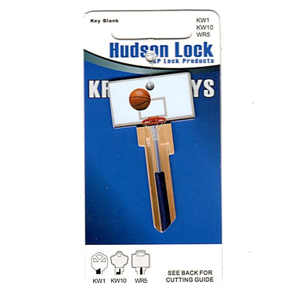 Krafty Key blank, Basketballl - KW1/KW10/WR5