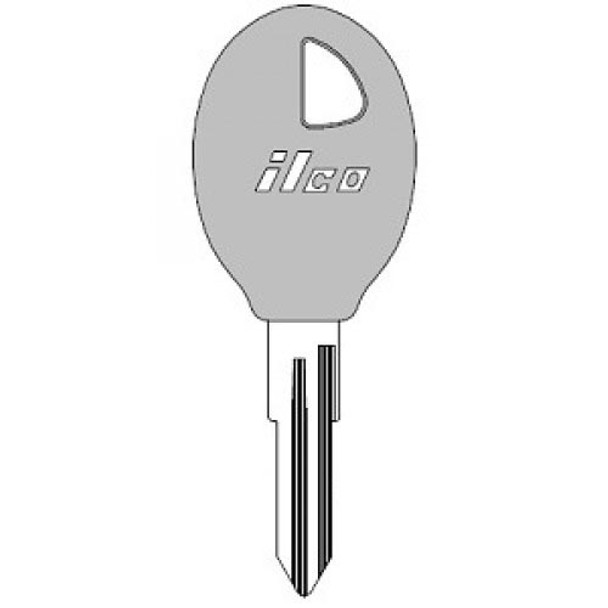 Key blank, Ilco DA38-P for Nissan DA38/X243 RH