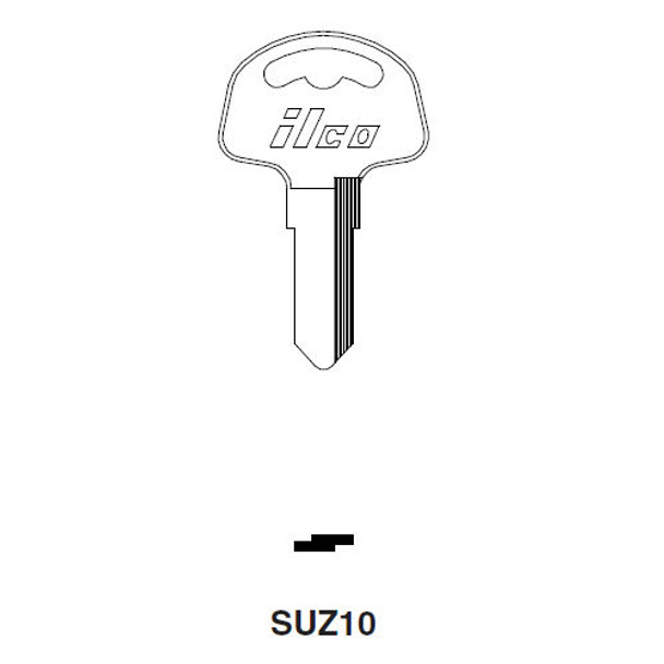 Ilco SUZ10 Key Blank, Suzuki