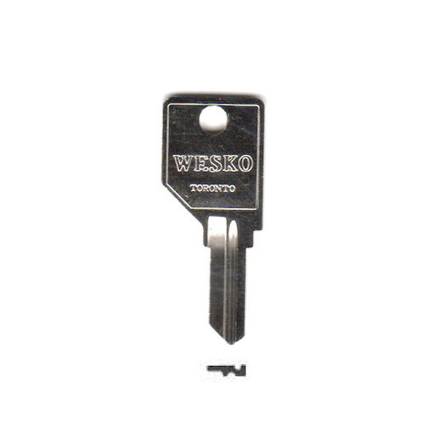 Wesko MK300 Key Blank Image Side 1