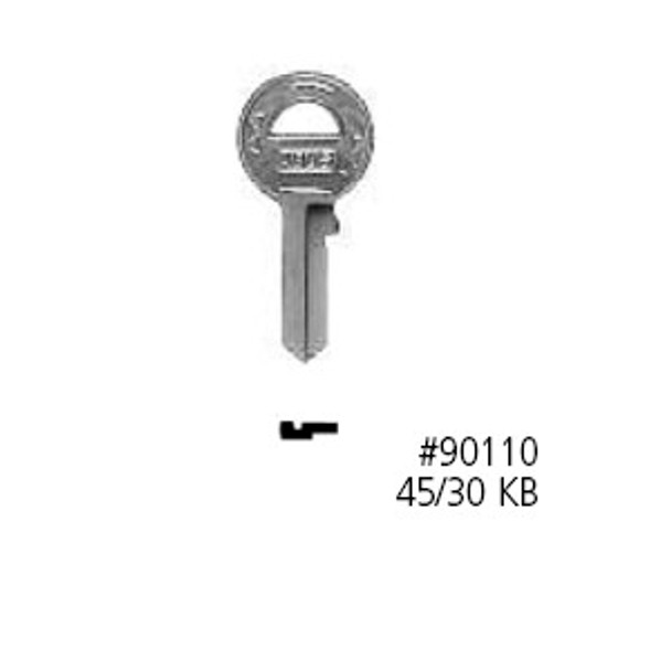 Abus 45/30KBR Key blank, ( 90110 )