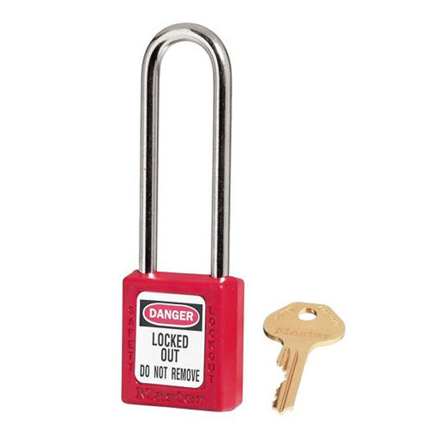 Safety Padlock, 410LT Red