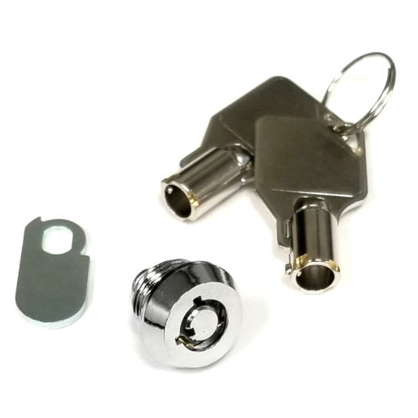 Cam Lock, Mini 6.3mm 90 Degree 2 pulls, Keyed Alike 061