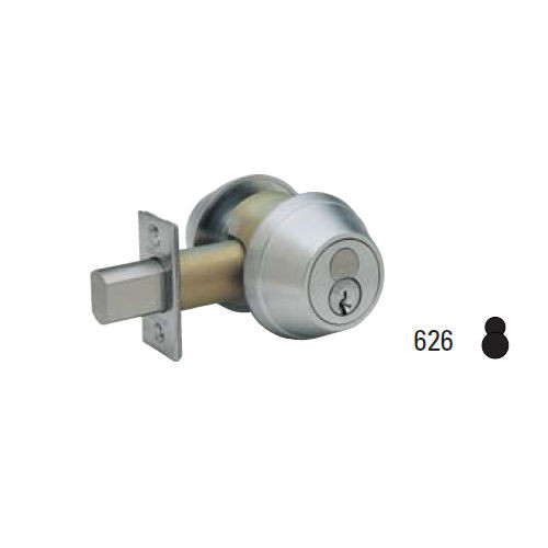 Schlage B660J 626 Deadbolt for Large Format IC