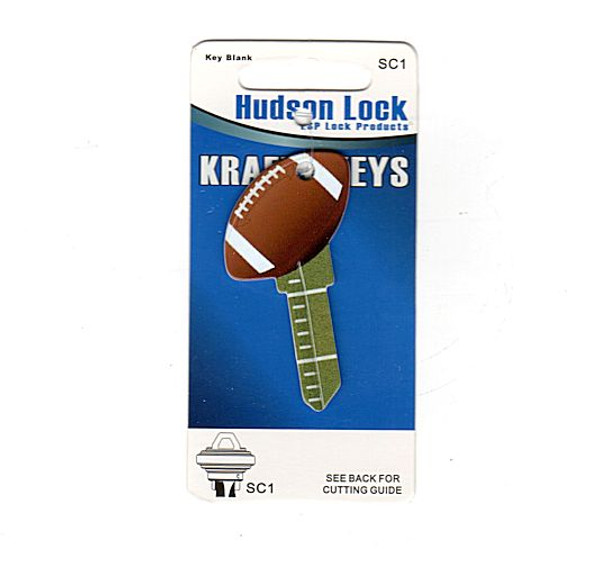 Krafty Key blank, Football - SC1