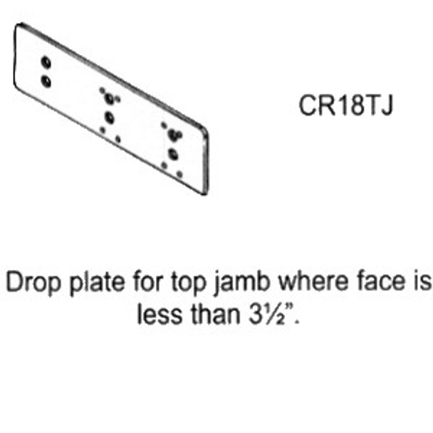 Closer, Drop Plate for CR441 CR18TJ AL