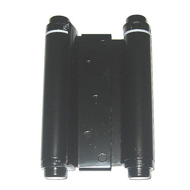 Spring Hinge Double 6" Black Finish (2-Pack)