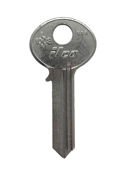 Key blank, Ilco L1003M for CCL