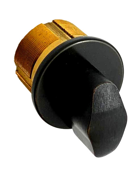 GMS M100T 10B Mortise Cylinder Thumb Turn, Dark Bronze FInish