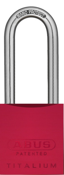 ABUS 83AL/45 RED body padlock with 3" Shackle