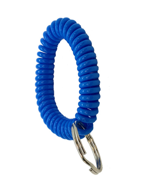 BLUE Wrist Coil, Key Chain (sold each)