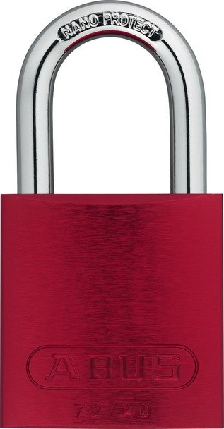 Abus 72/40 Red Padlock, Keyed Alike TT00019