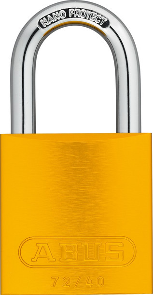 ABU 72/40YLW Yellow body padlock