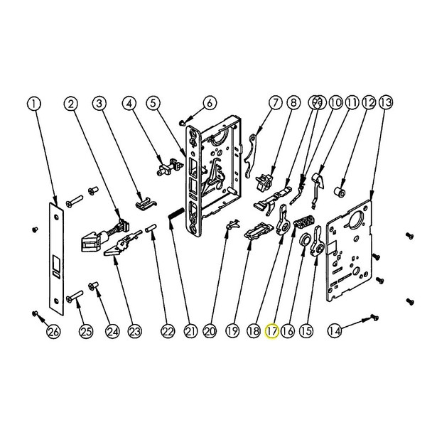 Sargent  82-2004 Spring Cartridge Assembly