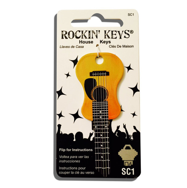 Rockin Key Blank, 5681-SC1 Acoustic Guitar