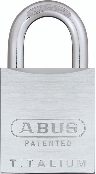 Abus 83AL/45-300 Brushed Aluminum Padlock, Custom Keyed