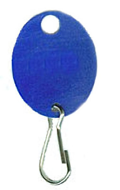 Lund 504-C Blue Oval Plastic Tag - Unnumbered Lund 504-C Blue Oval Plastic Tag - Unnumbered