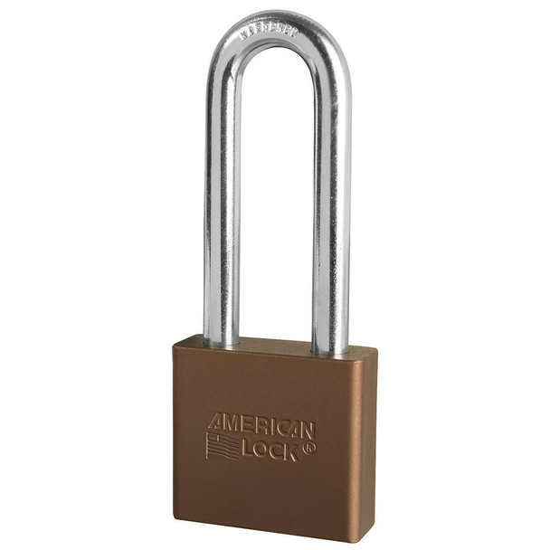American Lock A1307 Brown Padlock, Factory Keyed