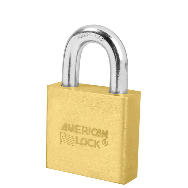 American Lock  A5570 Brass Body Padlock, Custom Keyed
