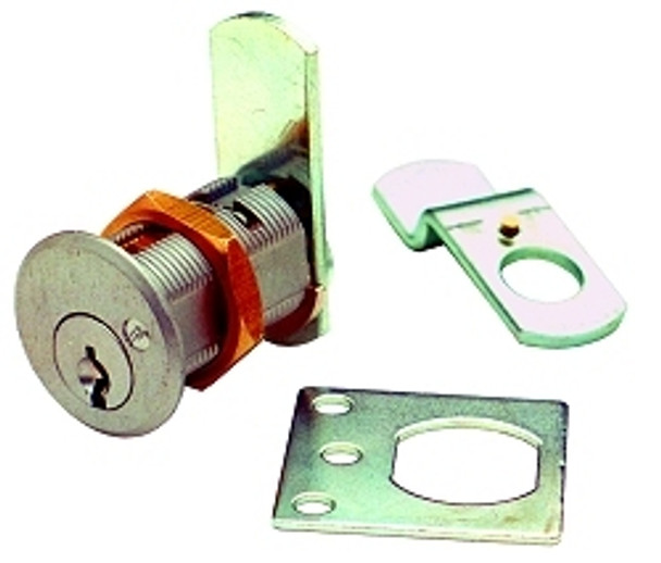 Olympus DCN1 Cam Lock, 1-1/16in, Brushed Chrome/26D, Custom Keyed