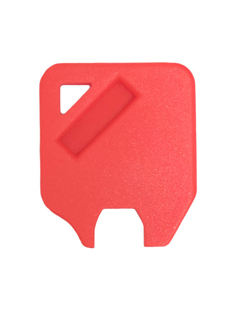 MEI Tubular Key Cover, Red (Sold Each)