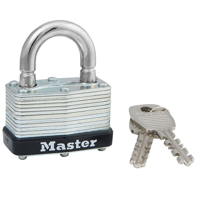 Master Lock 500KABRK 197 Padlock, Break-Away, Keyed Alike 197 (12-Pack)