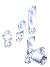 Spina Di Blocco CompX Timberline LP-300-100TA – Cilindro Con Chiave 100TA, Finitura Nera