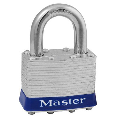 Master Lock 1KA BLU 2002 Padlock, Keyed Alike 2002 Blue Bumper
