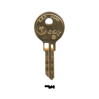 ESP AP1/K101H Key Blank with Dimple