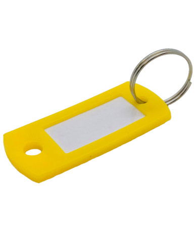 Lucky Line 16980 Yellow Key Tag, 50-Pack