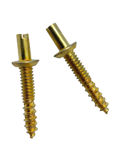 Hinge Lock Studs #10 Screw Combo Wood/Machine (2 Pack)