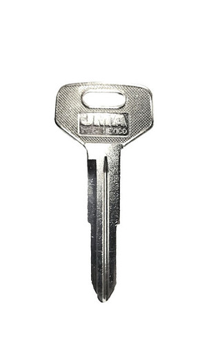 Set Of 2 Uncut Metal Key Blanks For Toyota TR40 / X174 (TOYO-20DE) - Nickel Plated Replacements For Classic Models