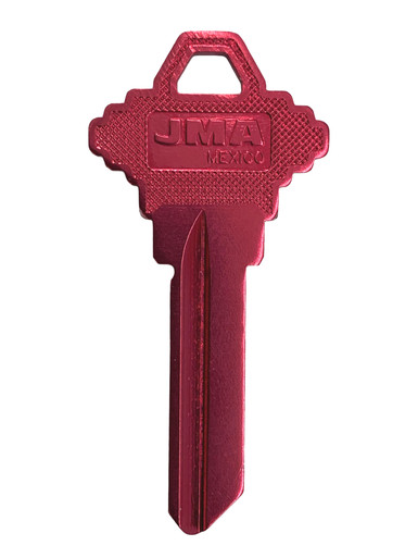 JMA SLG-4AR Key Blank Aluminum Red, SC4