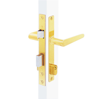Papaiz MZ35 Mortise Lock Complete US3, Single Cylinder