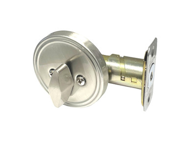 Master Lock DS0515 Deadbolt, One Sided w/o Outside Plate, Satin Nickel