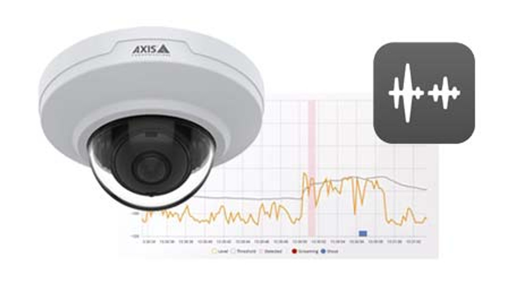 Improve staff safety with the new Axis M3086-V MIC with sound detection