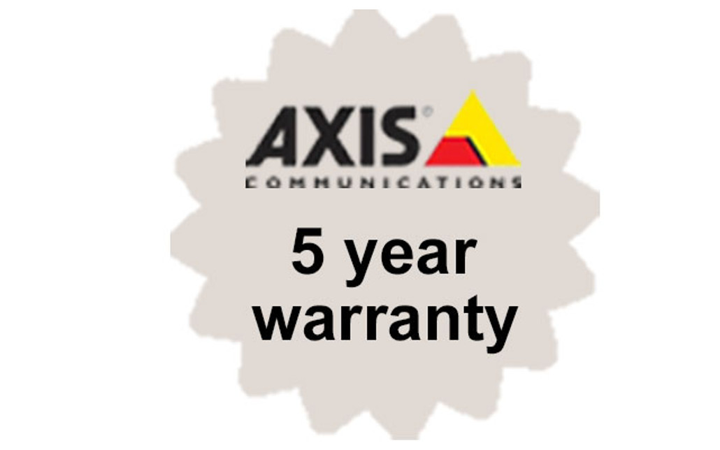 Axis announces new 5-year warranty at no extra cost