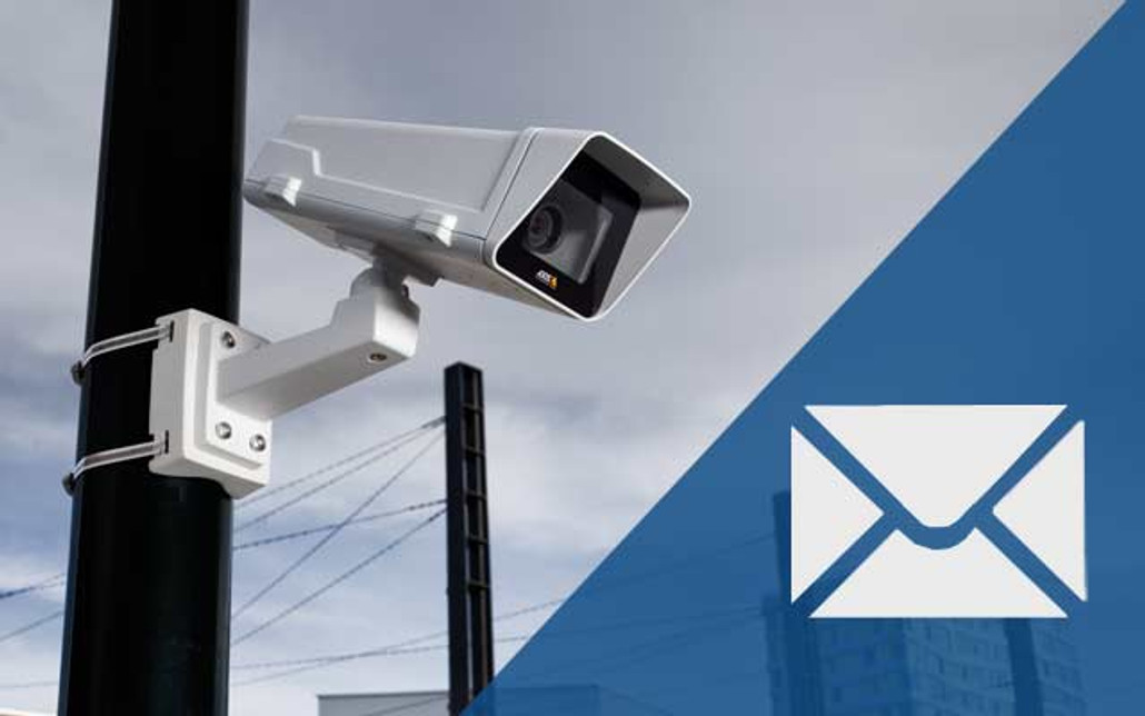 How to set up email (SMTP) settings on Axis IP cameras