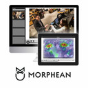 Morphean cloud CCTV screenshot and logo