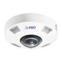 i-PRO S4576LMA dome camera ceiling mounted, front view.