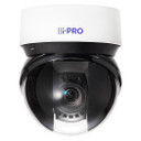 i-PRO S66300-Z3 PTZ dome camera ceiling mounted, front view.