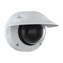 Axis Q3628-VE wall mounted, side view, weather shield