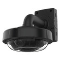 Axis TP3004-E Wall Mount side view, with multi-sensor dome camera attached