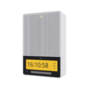 AXIS C1710 network display speaker angled view with front display illuminated