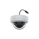AXIS F4108 indoor compact dome sensor unit ceiling mounted showing cable