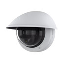 AXIS M4225-LVE outdoor varifocal dome camera facing left with weathershield