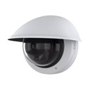 AXIS M4228-LVE in/outdoor varifocal dome camera with weathershield facing left