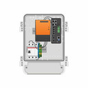 AXIS TQ1817-VE Surveillance Cabinet example layout of equipment